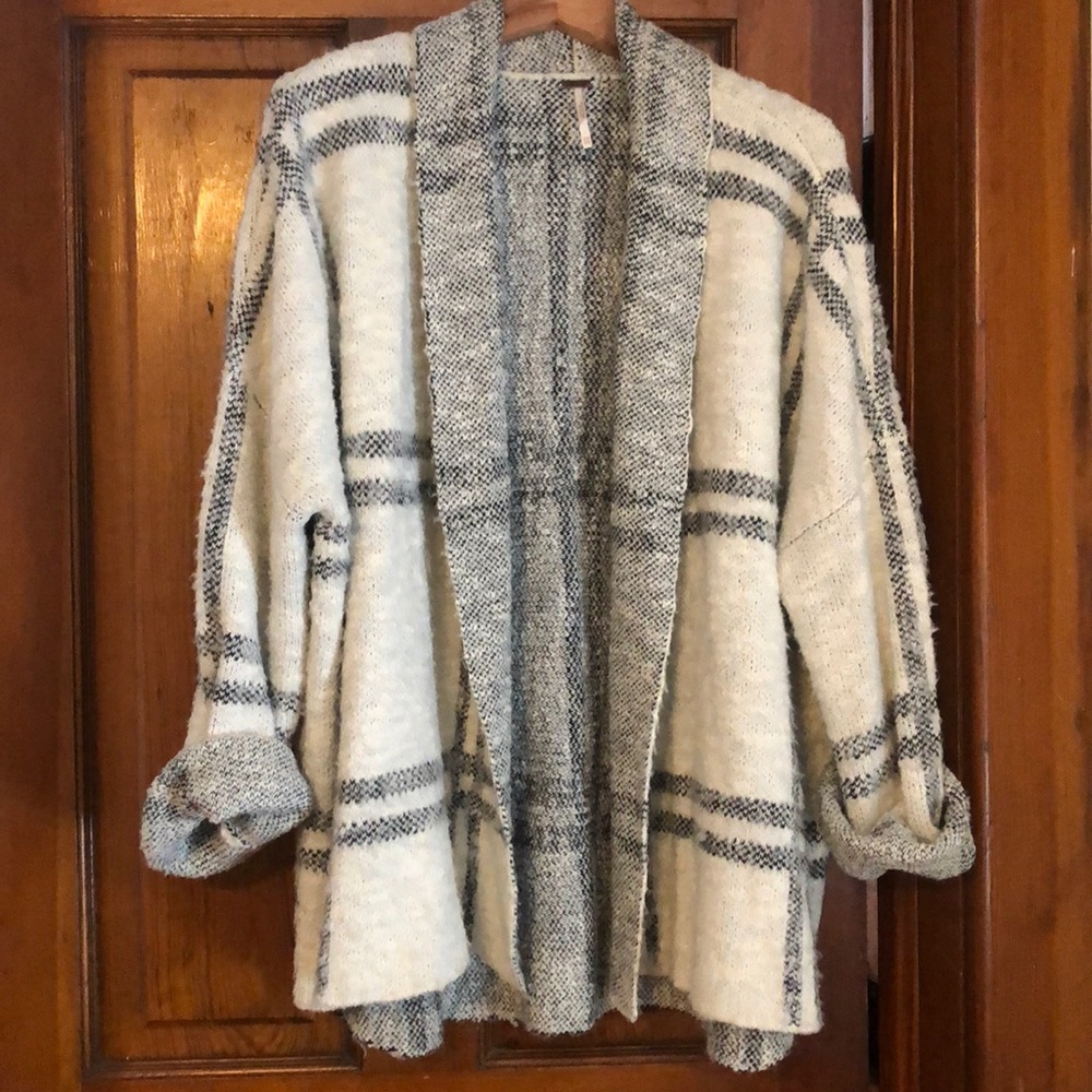 Oversized FP open sweater